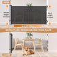 Reinforced Retractable Baby Gate or Mesh Dog Gate,Easy to Use for Stairs, Doorways, Hallways, Indoor, Outdoor, Wide Pet Gate 33.5" Tall, Extends to 45" Wide, Black