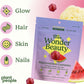 Plant People WonderBeauty Hair, Skin & Nails Rejuvenation Gummies with Tremella Mushroom, Marine Collagen Peptides, Keratin, & Biotin – Watermelon Flavor, 60 Gummies