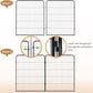 BestPet Dog Playpen Indoor 40 inch 4 Panels Metal Dog Pen Pet Dog Fence Outdoor Exercise Pen with Doors,Pet Puppy Playpen for RV Camping Yard, Black