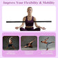 5ft Yoga Stick - Sturdy Steel Adjustable Stretching Stick for Mobility,Flexibility & Balance | Non-Slip Ends & Foam Handles | Exercise Pole for Fitness,Physical Therapy,Posture Correction