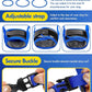Dog Muzzle, Soft Air Mesh Muzzle for Small Medium Large Dogs Anti Biting Barking Chewing, Breathable Drinkable Adjustable Loop Pets Muzzle for German Shepherd Husky Labrador Retriever (Blue,M)