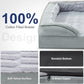 FURTIME Orthopedic Dog Bed for Extra Large Dogs - XL Washable Dog Sofa Bed Large, Supportive Foam Pet Couch Bed with Removable Washable Cover, Waterproof Lining and Nonskid Bottom, Light Grey