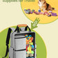 Dog Travel Bag, 25L Airline Approved Dog Travel Backpack for Pet Travel Accessories with 2 Food Storage Containers, 2 Foldable Bowls for Short Trips, Grey