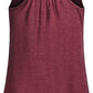 Miusey Womens Sleeveless Round Neck Loose Fit Racerback Yoga Tank Top