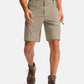 Pudolla Men's Hiking Cargo Shorts 9" Lightweight Outdoor Work Shorts for Men Travel Golf Camping Casual with 5 Zipper Pockets