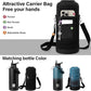 Insulated Water Bottle | Thickened Stainless Steel for Gym and Hiking with Straw, Carrier Bag, Handle Strap | BPA-Free 87 oz