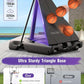 TONBUX Basketball Hoop Outdoor 44/48 Inch Shatterproof PC Backboard, 5.25-10FT Stepless Adjustable Height, Portable Basketball Hoop for Kids/Teens/Adults in Backyard, Driveway and Indoor