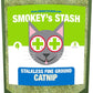 Smokey's Stash Catnip Stalkless Dried Ground Premium Bulk 3 Ounce Bag Strong Cat nip for Cats