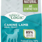Nature's Logic Dry Dog Food - 100% Natural - No Synthetics - For All Ages, Sizes, Breeds - Free From Common Allergens, High Protein - Lamb Meal Feast, 4.4lbs