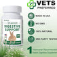 500 Tablets, Digestive Support Rabbit, Support GI Stasis, Bloat, Constipation, and Diarrhea, Strengthens Immune System, Premium Formula with High Fiber, Vitamins and Probiotics, Non-GMO