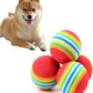 24 Pcs Colorful Soft Foam Rainbow Play Balls for Pet Dog and Cat (42cm) Ethylene Vinyl Acetate