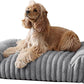 Arlee Saddle Sofa Memory Foam Pet Bed, Comfortable & Washable, Ideal for Dogs and Puppies, Extra Comfort, Couch Design, Crate & Kennel Furniture, Pet Supplies & Essentials, Grey, Medium