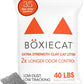 Boxie® Extra Strength 35 Day Odour Control Clumping Clay Cat & Kitty Litter 40lb, 99.9% Dust-Free, Probiotic Formula, Long-Lasting, Veterinarian Approved, Easy Scooping for Multi-Cat Homes