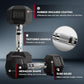 RITFIT 300/350/450/650/180/200/210 LB Rubber Hex Dumbbells Set with Optional Dumbbell Rack, Multi Weight Set to Choose, Ideal for Home Gym and Fitness