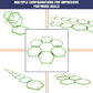 Yes4All Hex Agility Rings/Speed Rings with Carrying Bag – Hexagon Rings, Agility Hurdles for Agility Footwork Training