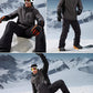 FREE SOLDIER Men's Waterproof Snow Insulated Pants Winter Skiing Snowboarding Pants with Zipper Pockets