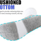 JOYNÉE 5/10 Pairs Mens Lightweight Athletic Crew Socks Cushioned Breathable Long Socks for Sports Running
