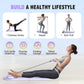 Pilates Reformer Board, 6 in 1 Portable & Foldable Pilates Reformer Set with Resistance Bands, Pilates Board for Home Workout, Multifunctional Abdominal Board