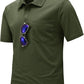 TBMPOY Men's Polo Shirts with Pocket Short Sleeve Quick Dry Casual Sports Outdoor Golf Shirt