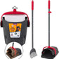 Arm & Hammer Pooper Scooper for Extra Large Dogs Heavy Duty, Outside Yard Dog Poop Scoop Pet Waste Clean Up with Bag Attachment - 2 Waste Bags Included
