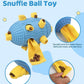 Interactive Dog Toy with Natural Rubber Soccer Design, Dental Care, Pet Energy Relief Brain Teaser Toy, Activity Training Foraging Toy, Mentally Stimulating Slow Feeder Dog Treat Dispenser Blue