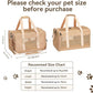 Petsfit 19x12x12 Pet Carrier for Large Cats (up to 20 lbs), Soft-Sided Small Dog Travel Carrier, Upgraded with Patented Buckle and Soft Padding, Ideal for Car Road Trips,Khaki