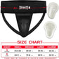 Groin Protector Cup Kickboxing Boxing Muaythai MMA Groin Guard, Jockstrap Karate Training, BJJ Protection, Soccer, Basketball Removable TPE Cup with Silicone Cushioning