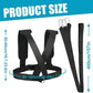 YNXing Sled Harness Workout Resistance and Assistance Trainer Physical Training Resistance Rope Kit Improving Speed, Stamina and Strength