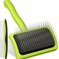 Pecute Slicker Brush for Dogs & Pet Comb, Professional Grooming Dog Brush for Goldendoodles, Poodles, Labradoodles, with Extra Long Soft Pins to Effectively Remove Tangles, Knots and Mats, 2PCS