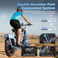 Dual Battery Electric Bike for Adults, 160 Miles Long Range Cargo Ebike with 48V 60AH Removable 2880WH Battery, 1450W Peak Motor 34MPH Electric Bicycle, 20" x 4" Fat Tire Hydraulic Brakes E Bike