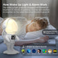 Astronaut Sunrise Alarm Clock for Kids, White Noise Sound Machine with 30 Soothing Sounds, 22 Dimmable Nightlights, Bluetooth Speaker, Dual Digital Alarm Clocks, Wake Up Light for Bedroom, Adults