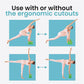 Ergo Yoga Blocks, Relieve Wrist Pain, Improve Comfort and Grip, Contoured Design, Pilates Exercise Balance & Stretching