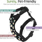 Dog Seat Belt, Safety Vest Dog Car Harness with Adjustable Buckle Dog Seat Belt for Vehicle Nylon Pet Safety Seat Belts Heavy Duty(L, Black Daisy)
