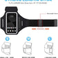 GUZACK Running Phone Holder with Zipper Pouch, Running Armband for iPhone 16/15/14/13/12/11 Pro Max/Plus, Galaxy S25/S24/S23/S22, Cell Phone Arm Holder with Card Slot - Size L (Bigger Arm 14-17 in)