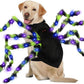 OurWarm Dog Halloween Costumes for Pet 64 LED Furry Large Dog Spider Costume Funny Pet Costumes for Medium Big Dogs Halloween Party Decor Puppy Pets Outfits Cosplay