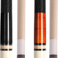 AKLOT Pool Cues,Set of 4 Pool 58" Cue Sticks Canadian Maple Wood Cue Stick for Professional Billiard Players 18 19 20 21 oz