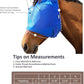 Harrison Howard Horse Fly Mask Half Face with Ears Signature Blue Arabian Medium