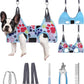 PAWCHIE Dog Grooming Hammock Harness for Dogs & Cats with Pet Nail Clipper Trimmer - Cat Hanger Sling for Trimming Clipping Nails- Dog Hammock Restraint Bag for Small Medium Large Dog, Blue S
