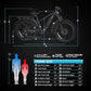 VELOWAVE Electric Bike for Adults Peak 1200W BAFANG Motor 28MPH Mountain Ebike 48V 15Ah Removable LG Cells Battery 26'' Fat Tire E Bike Shimano 7-Speed