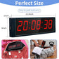 Large Stopwatch with Start/Stop Button, LED Digital Timer with Remote, Countdown Clock with Buzzer, Gym Clock for Home Gym, Interval Timer for Workout