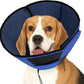 Dog Recovery Collar Cone for Medium Dogs, Adjustable Dog Cone Alternative After Surgery for Dogs to Stop Licking, Breathable Soft Cone for Medium Large Dogs, Blue M