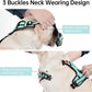 IVY&LANE No Pull Dog Harness with Leash Set, Reflective No Choke Pet Vest,Adjustable Oxford Dog Vest Harness with Easy Control Handle for Medium Dogs (Turquoise,M)