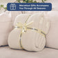 NNEXHOME PRO Soft Blanket for Women, Cozy Blanket Warm Reversible Knit Lightweight Throws for Sofa Bed, Picnic, Heather Ivory, Twin Size 60 x 80 inches