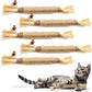 8.66 inches Silvervine Sticks Cat Toys, Natural Catnip Kittens Chew Toy for Teeth Cleaning,Big Catmint Blend Stick, Dental Kitty Chews for Indoor(5 Pack)