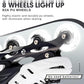 Inline Skates for Kids and Adult, Adjustable Fun Illuminating Skates for Girls, Boys, Women and Men Outdoor and Indoor, Beginner