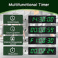 YZ Gym Timer Clock for Home Gym, Fitness Timer with Stopwatch Button, Large Digital Stopwatch Countdown Clock, 12/24H Digital Wall Clock, with Stand