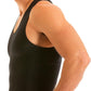 Insta Slim -Made in USA- Compression Tank-Top Shapewear for Men. Tummy Control Slimming Body-Shaper for Belly & Back Support