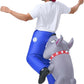 Spooktacular Creations Inflatable Dog Costumes for Adults, Biting By a Bulldog Blow up Outfit for Halloween Themed Parties
