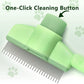 Self-Cleaning Cat & Dog Comb – 2-in-1 Pet Hair Removal with Stainless Steel Teeth, Easy Release Button, for Shedding, Detangling & Grooming