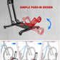 Bike Floor Stand, Portable Bike Storage for Garage - up to 3.5" Tire Wide, MTB & Road Bicycle Floor Stand, Front and Rear Wheel Parking Rack Fit for 26"-29" Bikes